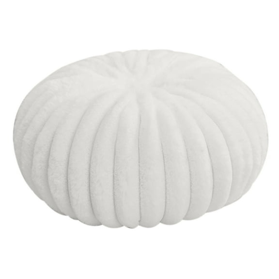 Deeceymbur Pumpkin-Shaped Sofa Cushion Decorative Sofa Cushion Lazy Person Cushion for Living Room Tatami Bays Window Mat White