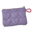 thumbnail image 1 of Deeceymbur Quilted Coin Purse Mini Size Zippered Pouch for Money Cosmetics On-the-Go, 1 of 8