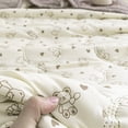 thumbnail image 1 of Deeceymbur Reactive Printing Summer Quilt Washed Cotton Cooling Blanket Double Sided Design Air Conditioner Cover for Dorm Twin Size, 1 of 6