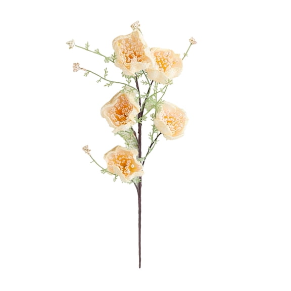 Deeceymbur Realistic Silk Azalea Artificial Flower Faux Plants with Green Leaves Home Wedding Spring Table Decor Pink Champagne Bloom Centerpiece No Maintenance Indoor Floral Arrangement