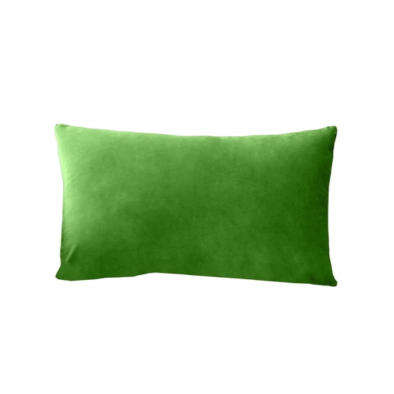 Deeceymbur Rectangle Velvet Pillow Cover Decorative Throw Pillowcase Green Cushion Cover Envelope Closure for Home Decor