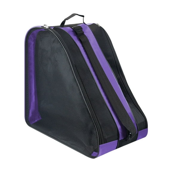 Deeceymbur Roller Skate Bag Large Capacity Storage Backpack Adjustable Shoulder Strap for Ice Skates Inline Skates Protective Gear Thickened Material