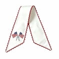 thumbnail image 1 of Deeceymbur Rural Style Patriotic Wreath Sash Stripe Bow Ornament for Home Holiday Decor, 1 of 6
