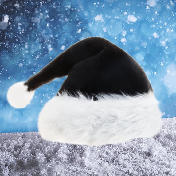 Deeceymbur Santa Hat One Size Fits All Thickened Large Party Christmas Decoration Festive Accessorily for Adults