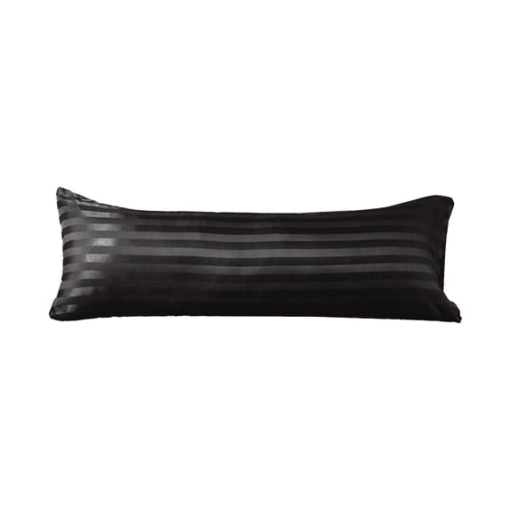Deeceymbur Satin Pillowcase Wrinkle Resistant Envelope Closure Soft Faux Silk Bedding Cover 20x54 Inches Solid Color Jacquard Luxury Feel