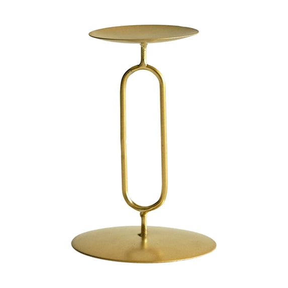Deeceymbur Scandinavian Style Candlestick Ornament Iron Home Decor for Tables Centerpiece Romantic Ambiance