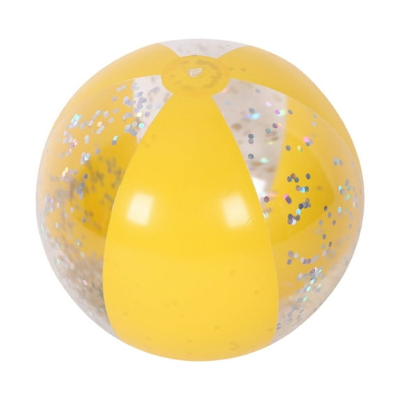 Deeceymbur Semi Transparent PVC Inflatable Beach Ball Multi Color for Pool Outdoor Floating Games