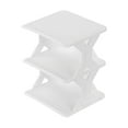 thumbnail image 1 of Deeceymbur Shoe Rack White Thickened Widened Corner Simple Design Small Size Easy to Install Removable Washable Storage Shoe Cabinet Organization, 1 of 6