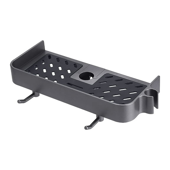 Deeceymbur Shower Rack Punch- Shower Caddy Shelves Slide Bar For Shower Head, Shampoo, Soap HolderSuitcase,with Stainless Steel Guardrail, Shower Shelves