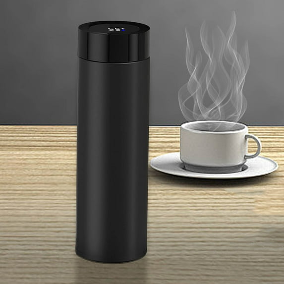 Deeceymbur Smart Temperature Display 316 Stainless Steel Vacuum Cup Tea Infuser 2.6x8.3in