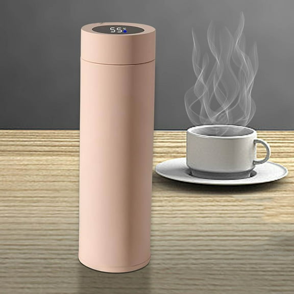 Deeceymbur Smart Temperature Display 316 Stainless Steel Vacuum Cup Tea Infuser 2.6x8.3in