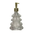 thumbnail image 1 of Deeceymbur Soap Dispenser Christmas Tree Design Glass Bottle for Shower Gel Lotion Liquid Bathroom Decor Red Green White Color Holiday Gift Idea, 1 of 6