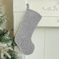 thumbnail image 1 of Deeceymbur Soft-Toned Teddy Plush Christmas Stocking Multicolor Holiday Gift Storage Bag Home Xmas Decor Sock, 1 of 6