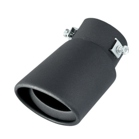 Deeceymbur Stainless Steel Car Exhaust Tip Curved Muffler Tailpipe Modification Tail Throat Tail Pipe for Vehicle Most Car Models