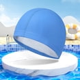 thumbnail image 1 of Deeceymbur Swimming Cap for Women, Adult Unisex Waterproof PU-Coated Swim Cap – Hair & Ear Protection, Non-slip & Comfortable Fit for Swimming, 1 of 6