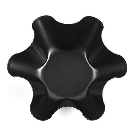 Deeceymbur Taco Salad Bowl Maker Molds Non Stick Carbon Steel Baking Bowls Tortilla Bowl Maker Pans Taco Cake Pan Baking Molds Flower Shape Non-stick Cake Molds
