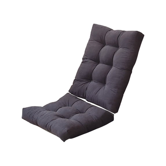 Deeceymbur Thickened Folding Cushion Two-Piece Set Soft Plush Seat Pad for Chair Recliner Home Rocking Chair Versatile Use Easy Clean Stylish Addition to Home Decor Comfortable Seating