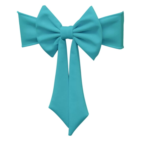 Deeceymbur Ties-Free Bow Elastic Chair Back Decoration for Banquet Event Wedding Decor Party Accent and Home Use