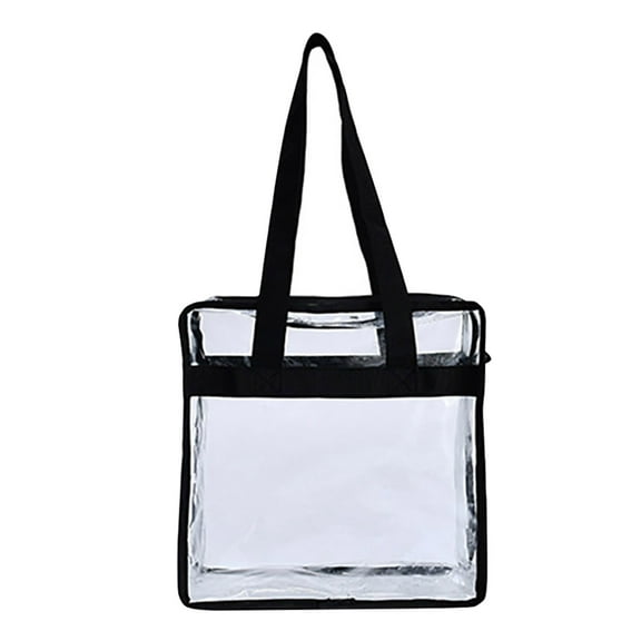 Deeceymbur Toiletry Bags for Women Large Clear Cosmetic Tote Transparent Pvc Shoulder Bag Waterproof