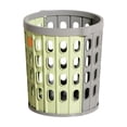 thumbnail image 1 of Deeceymbur Trash Can PET Transparent Foldable Waste Bin for Household Use in Bedroom Bathroom Multi Purpose Collapsible Storage Bin Easy to Clean and Carry, 1 of 6