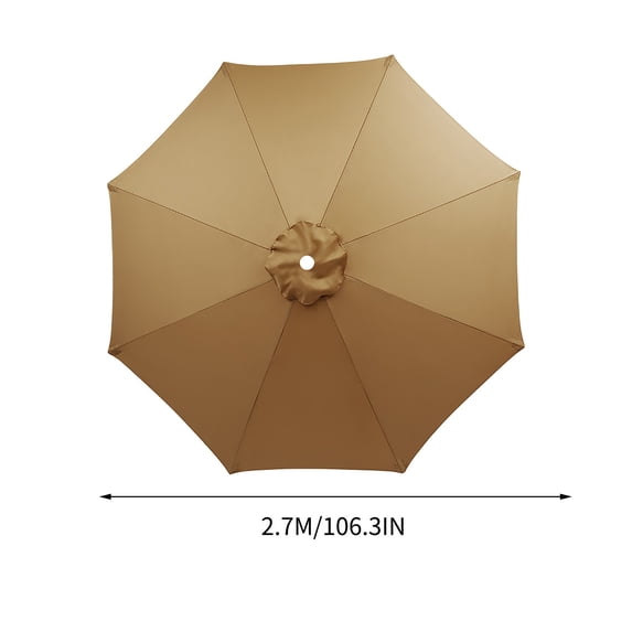 Deeceymbur Umbrella Cloth Umbrella Replacement Courtyard Center Pillar Banana Umbrella Cloth Replacement Outdoor Sunshade Rainproof Sun Umbrella