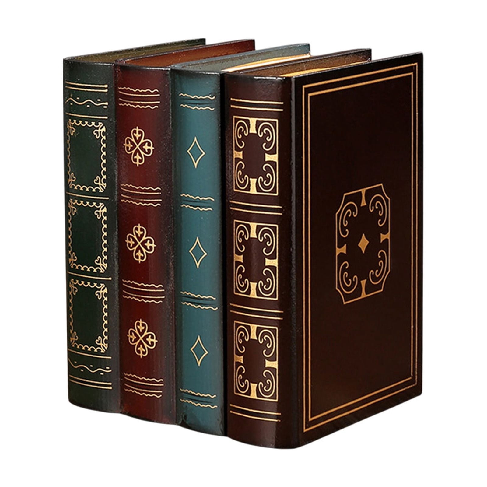 Deeceymbur Vintage Fake Book Props Simulation Book Jewelry Box