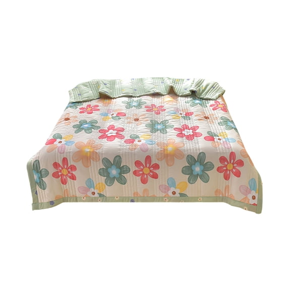 Deeceymbur Washable Summer Cooling Quilt Lightweight Air Conditioning Blanket for Dormitory Bedding Breathable Comforter Student Gift