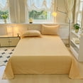 thumbnail image 1 of Deeceymbur Washed Cotton Solid Color Bedding Set 3 Piece Duvet Cover Fitted Sheet Pillowcases Soft Breathable, 1 of 6