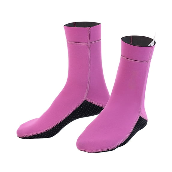 Deeceymbur Waterproof Neoprene Dive Socks Reinforced Grip Fast Drying Comfortable for Swimming Snorkeling Beach Activities