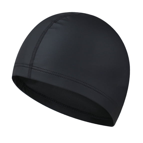 Deeceymbur Waterproof Unisex Swim Cap Elastic Hair Ear Protection Non Tightening for Adult Pool Beach Sports