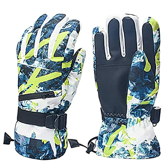 Deeceymbur Windproof Cold Proof Touchscreen Gloves for Men and Women Skiing Outdoor Activities Cycling Running Cold Weather Thermal Insulated Gloves