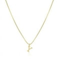thumbnail image 1 of Deeceymbur Women Gold Initial Necklace Letter Dainty Pendant Personalized Alphabet Name Chain, 1 of 9