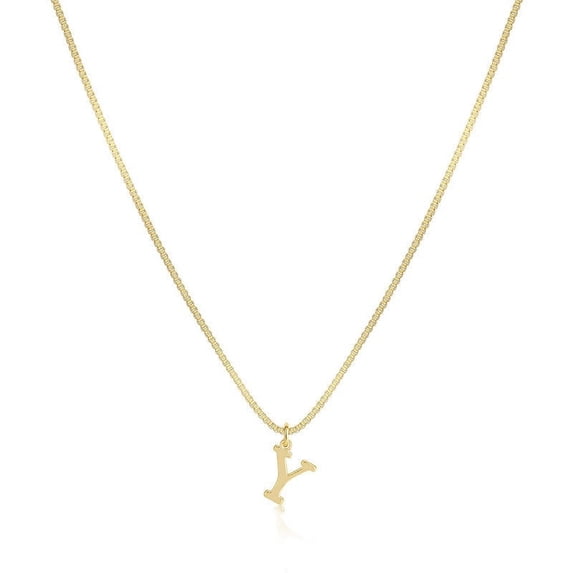 Deeceymbur Women Gold Initial Necklace Letter Dainty Pendant Personalized Alphabet Name Chain