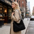 thumbnail image 1 of Deeceymbur Women Large Capacity Shoulder Tote Handbag Purse Commuting Shopping Versatile Carryall Spacious Interior Fashion Bag, 1 of 6