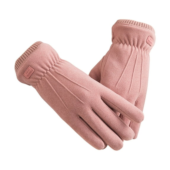 Deeceymbur Womens Windproof Wrist Warm Gloves Winter Mittens Driving Ski Glove Soft Comfortable for Outdoor Use