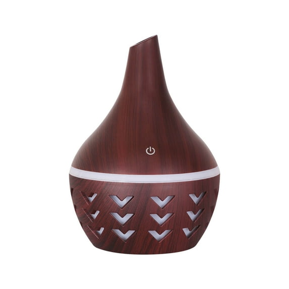 Deeceymbur Wood Grain USB Aroma Diffuser Humidifier Function Quiet ...