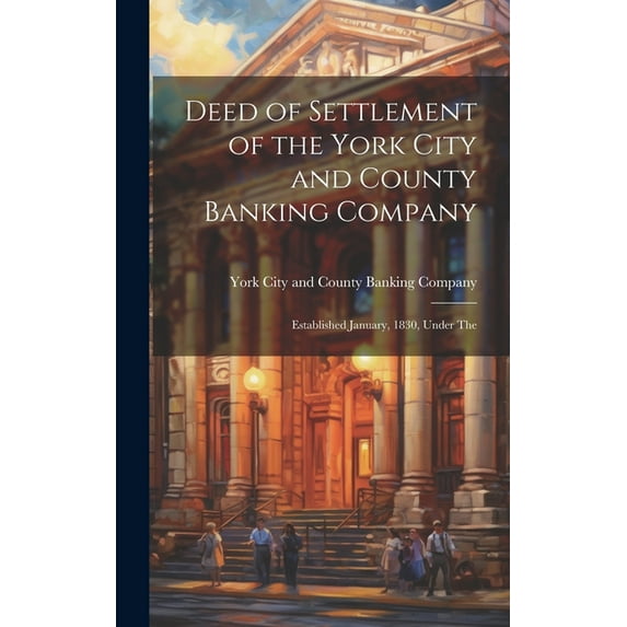 Deed of Settlement of the York City and County Banking Company: Established January, 1830, Under The (Hardcover)