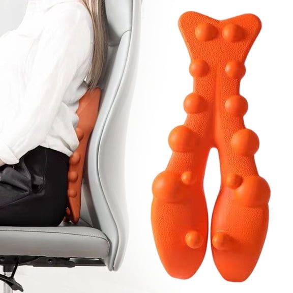 Deedlite Cervipoint Trigger Point Massager, Cervi Point Neck Lobster 2026, Acupressure Cervical & Back Support Device with Nodes, Occipital Release Tool, Orange A
