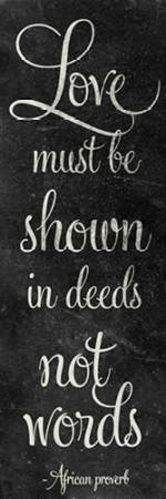 Deeds Not Words Canvas Art - SD Graphics Studio (12X36)