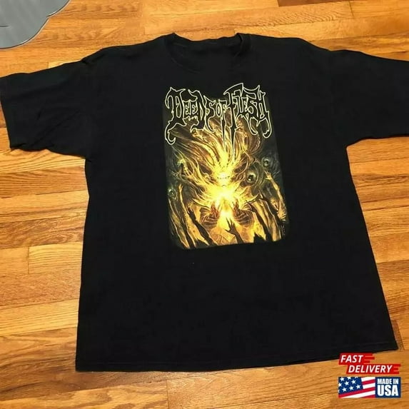 Deeds of Flesh Gift For Friends Black T-Shirt Cotton All Size RD430
