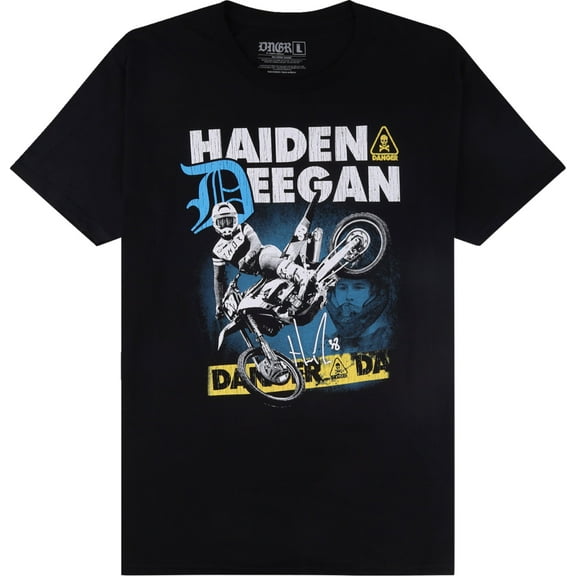 Deegan Air Mens Short Sleeve T-Shirt Black XXL