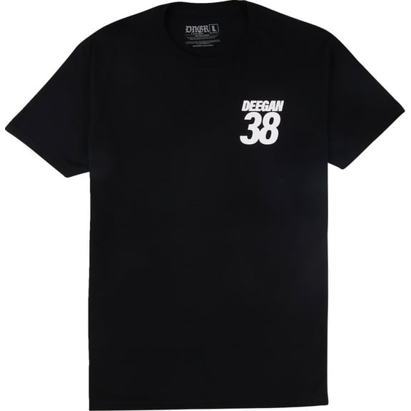 Deegan MX2 Mens Short Sleeve T-Shirt Black XXL