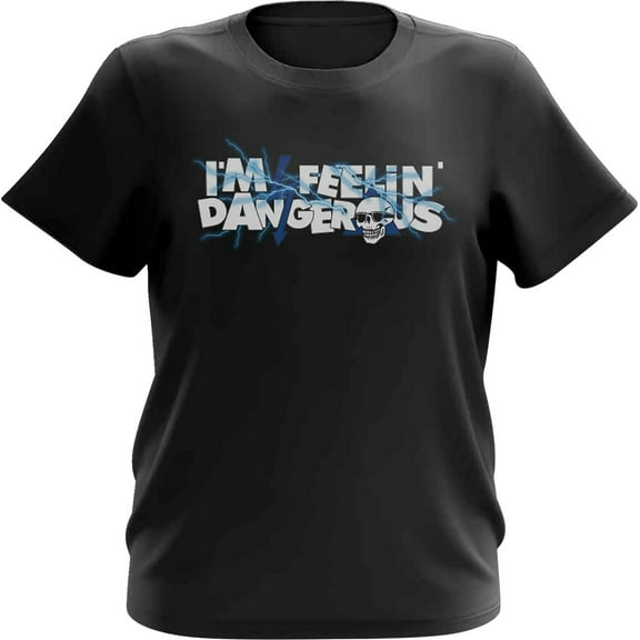 Deegan Shocking Youth Short Sleeve T-Shirt Black/Blue XL