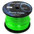 thumbnail image 1 of Deejay LED  2 Gauge 72 ft. 100 Percentage Copper Power Cable Used for Vehicular Audio Amplifiers, Green, 1 of 1