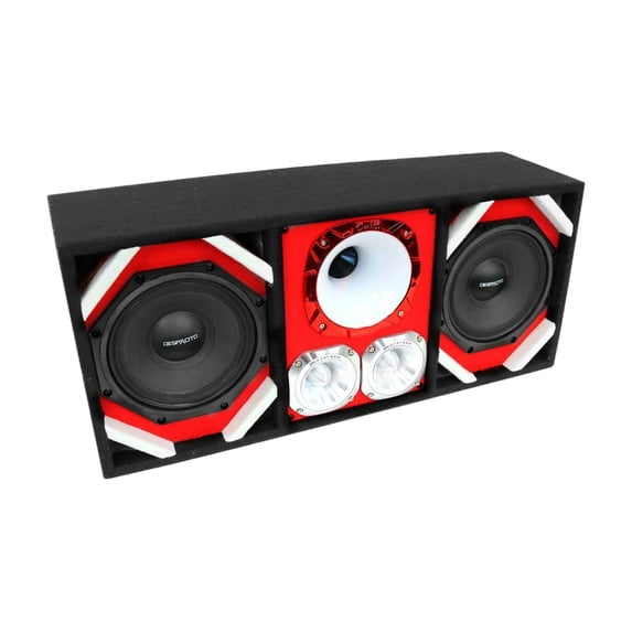 DEEJAY LED TBH8RED DEEJAYLED 2 8" Despacito Horn 2 TW Braz