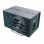 DEEJAY LED BANDIT10 Despacito Single 10-inch Subwoofer in A Box Cabinet 1000 Wrms 2000 Watts Peak with Grill Guard and Two Voice Coils 4 ohms Each