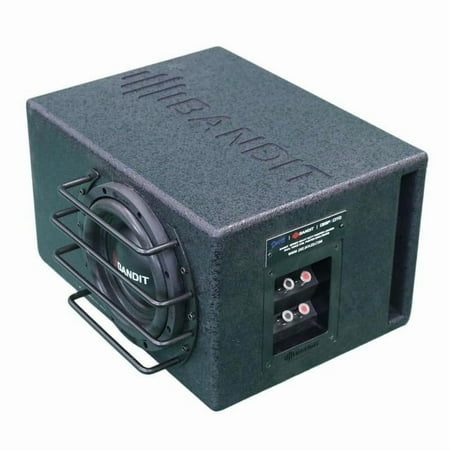DEEJAY LED BANDIT6.5 Despacito Single 6.5-inch Subwoofer in A Box Cabinet 600 Wrms 1200 Watts Peak with Grill Guard and Two Voice Coils 2 ohms Each