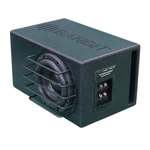 DEEJAY LED BANDIT8 Despacito Single 8-inch Subwoofer in A Box Cabinet 750 Wrms 1500 Watts Peak with Grill Guard and Two Voice Coils 2 ohms Each