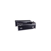 DEEJAY LED Superb Fly Drive Case For Two 70-inch LED or Plasma Displays with Caster Board Industrial Grade Recessed Spring Loaded Split Dish Butterfly Closure Latches with Padlock Tab TBH2LED70WHEELS