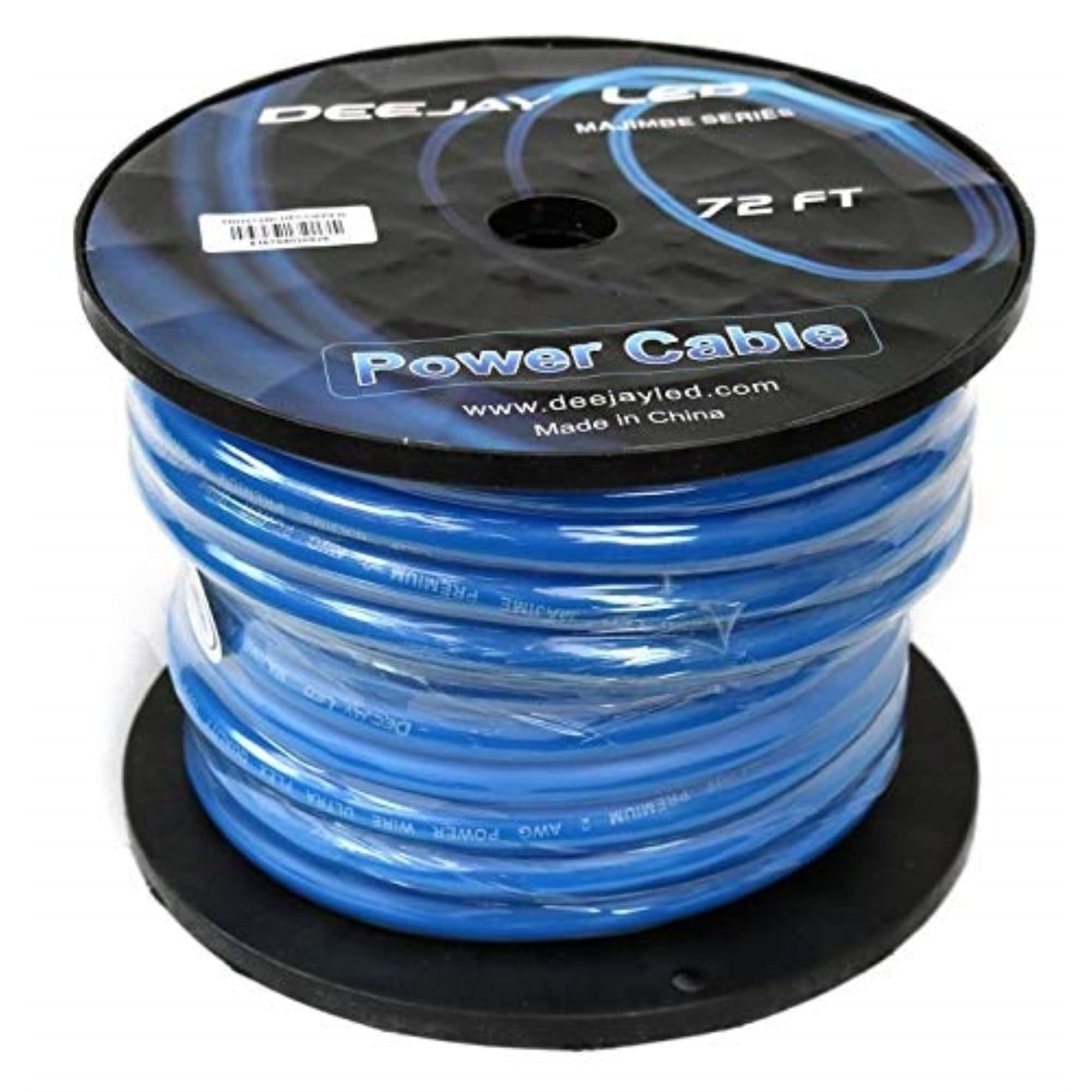 DEEJAYLED Medusa 36ft RCA To RCA Cable – 8 Pin Male-to-Male Connector
